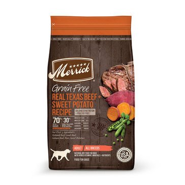 Merrick Grain Free Real Texas Beef & Sweet Potato Adult Dog Food