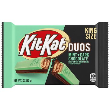 Kit Kat King Size Duos Mint + Dark Chocolate Candy Bar