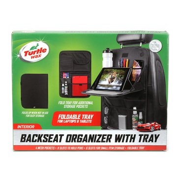 Turtle Wax Back Seat Organizer with Tray 