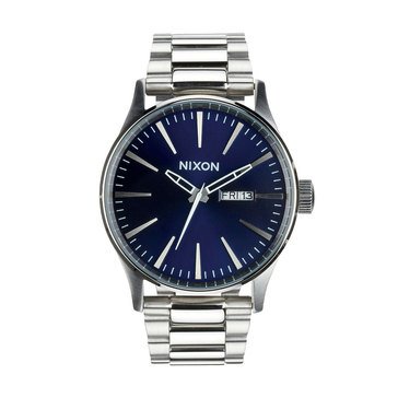 Nixon The Sentry Blue Sunray Watch