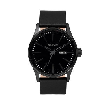 Nixon Unisex Sentry Leather Watch