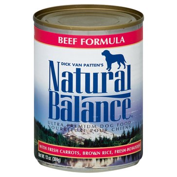 Natural Balance Ultra Beef And Brown Rice Wet Dog Food