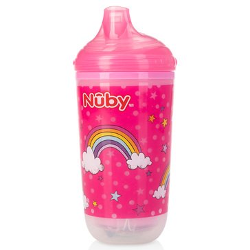 Nuby Insulated Light-up Cup with No Spill Hard Top, 10oz