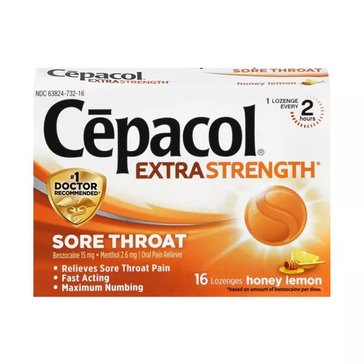 Cepacol Extra Strength Lozenges, Honey Lemon 24/16-Count