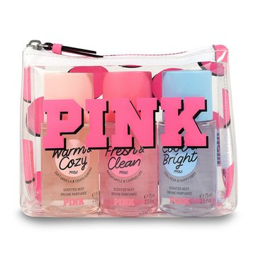Victoria Secret PINK Assorted Mini Mist 3pc Coffret Gift Set
