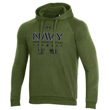 Under Armour Men's USN Eagle Flag and Stars All Day Fleece Hoodie