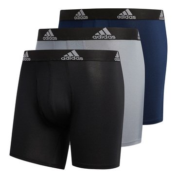 adidas Men's Climalite Performance 3-Pack Boxer Briefs