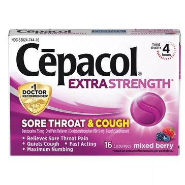 Cepacol Sore Throat Cough Lozenges, 16-Count