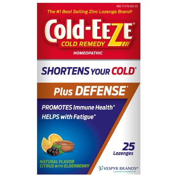 Cold-EEZE Plus Defense Citrus with Elderberry Flavor Lozenge 25 Ct.