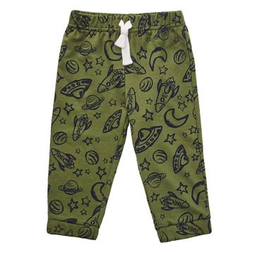 Wanderling Baby Boys' French Terry Knit Printed Joggers
