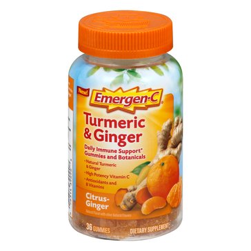 Emergen-C Turmeric Ginger Gummy 36-count