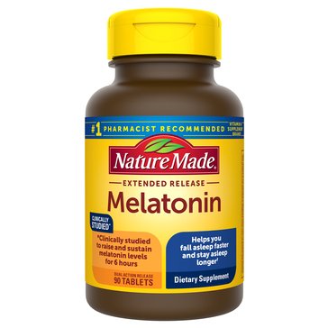 Nature Made Extended Release Melatonin 4mg Tablets, 90-count