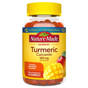 Nature Made Turmeric 250mg Gummies, 60-Count