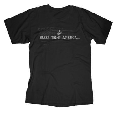 Frontline Military Apparel Men's USMC Sleep Tight America My Cousin Has Your 6 Tee