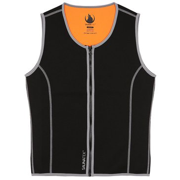 SaunaTek Mens Neoprene XXLarge Slimming Vest with Microban