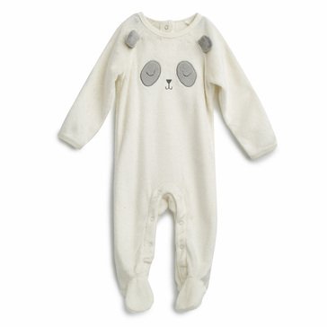 Wanderling Baby Boys' Animal Face Plush Coverall