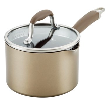 Anolon Advanced Hard Anodized 2-Quart Strain Saucepan