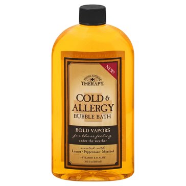 Village Naturals Therapy Cold Allergy Bubble Bath 20oz