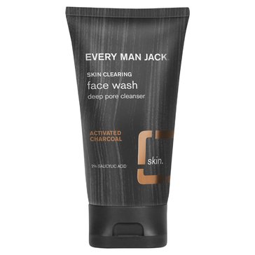 Every Man Jack Face Wash Activated Charcoal 5oz