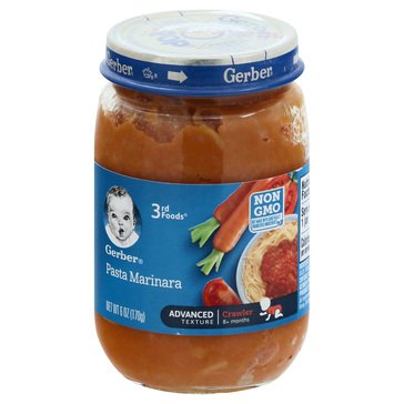 Gerber Third Foods Pasta Marinara Baby Foods, 6oz