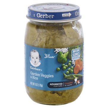 Gerber Third Foods Garden Vegetable Baby Food, 6oz