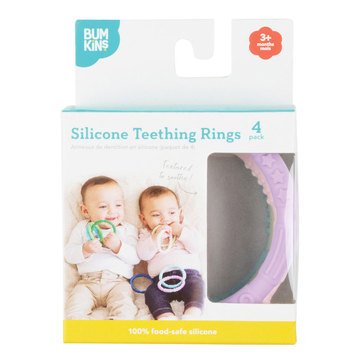 Bumkins Silicone Teething Rings