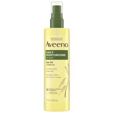 Aveeno Daily Moisturizing Oil Mist Oat Oil Jojobo Oil 6.7oz