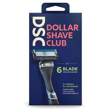 Dollar Shave Club Razor Starter 6-Blade/Handle