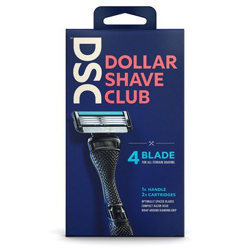 Dollar Shave Club Razor Starter 4-Blade/Handle