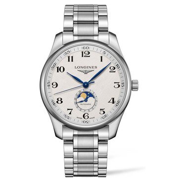 Longine's Men's Master Collection Moon Phase Automatic Watch