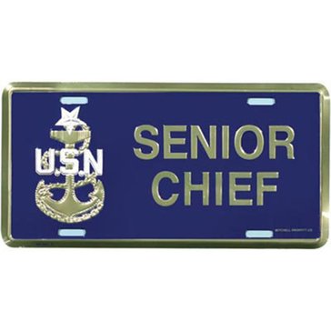 Mitchell Proffitt Navy E-8 Senior Chief License Plate