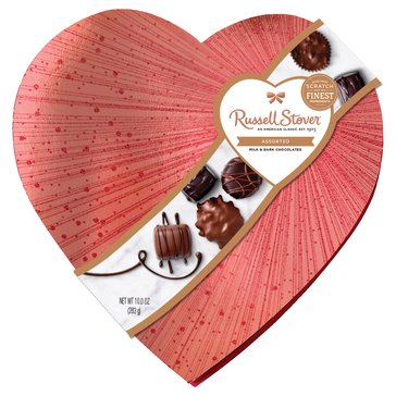 Russell Stover Valentine's Chocolate Fabulous Heart, 10oz