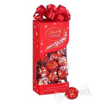 Lindt Lindor Valentine's Milk Chocolate Truffles, 6.8oz