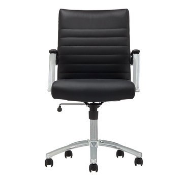 Office Depot Realspace Modern Comfort Series Winsley Bonded Leather Mid-Back Chair
