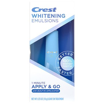 Crest Whitening Emulsions On-The-Go Leave-On Treatment, 10g