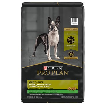 Purina Pro Plan Weight Management Chicken Small Breed Dog Food