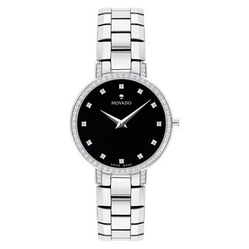 Movado Faceto Women's Stainless Steel Bracelet Watch