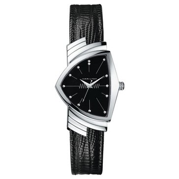 Hamilton Ventura Quartz Leather Strap Watch