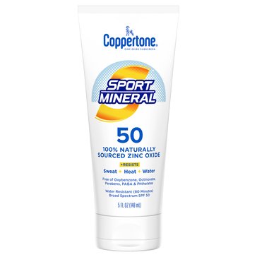 Coppertone Sport Mineral SPF50 Sunscreen Lotion 5oz