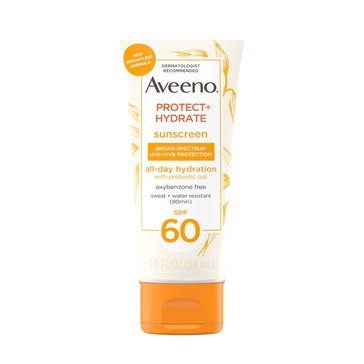 Aveeno Protect and Hydrate All-Day Hydration SPF60 Lotion, 3 fl oz