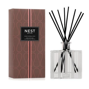 Nest Rose Noir Oud Reed Diffuser