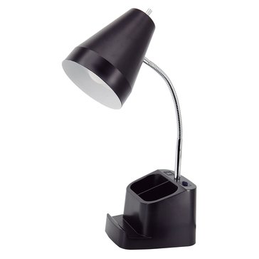 Office Depot Realspace Lusina LED Organizer Desk Lamp With USB