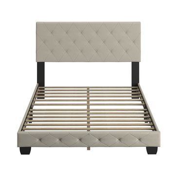 Boyd Sleep Clementine 13-Slat Linen Platform Bed