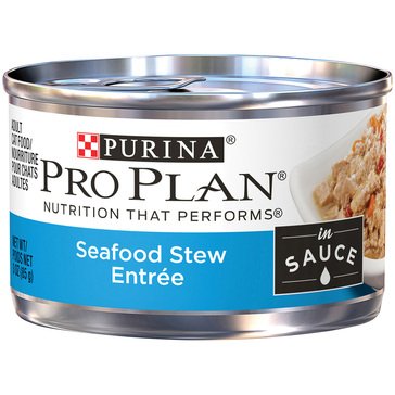 Purina Pro Plan Seafood Stew In Sauce Wet Cat Food