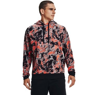 Under Armour Men's Rival All Over Print Cloud Pullover Hoodie