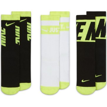 Nike Kids Everyday Cushioned Crew Socks - 3 pair