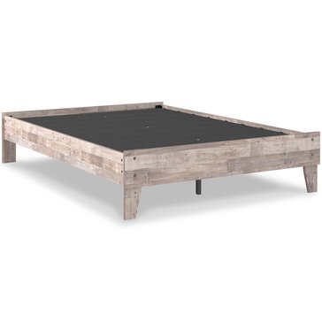 Signature Design by Ashley Neilsville Whitewash Full Platform Bed