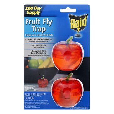 Raid Fruit Fly Trap Apple, 2-pack