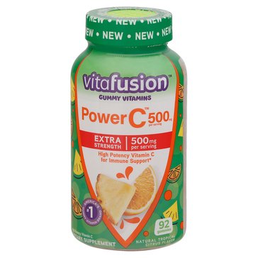 Vitafusion Extra Strength 500mg Power C Gummies, 90-count