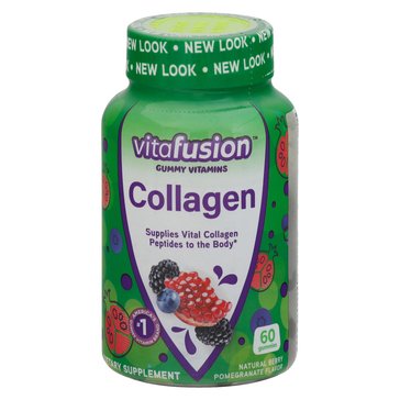 Vitafusion Collagen with Vital Collagen Peptides Gummies,  60-count